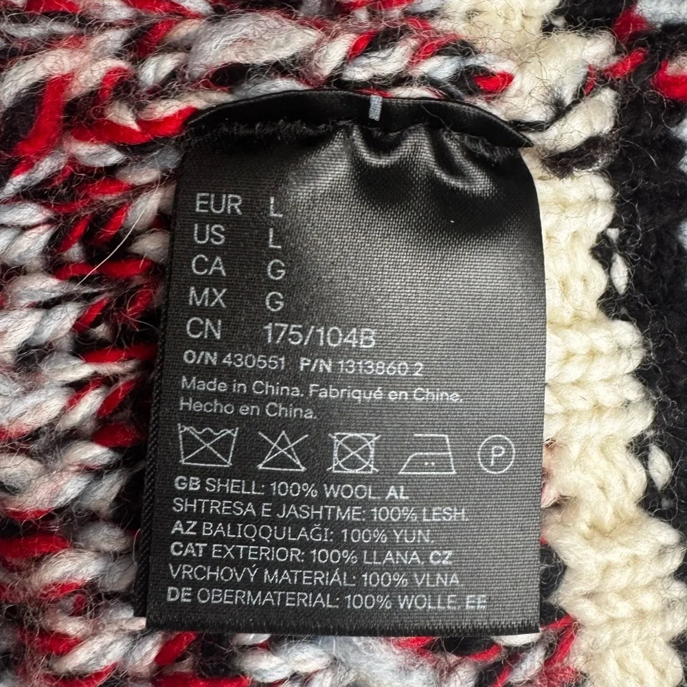 Perfect Moment x H&M BOUCLÉ-Knit Wool Cardigan Large